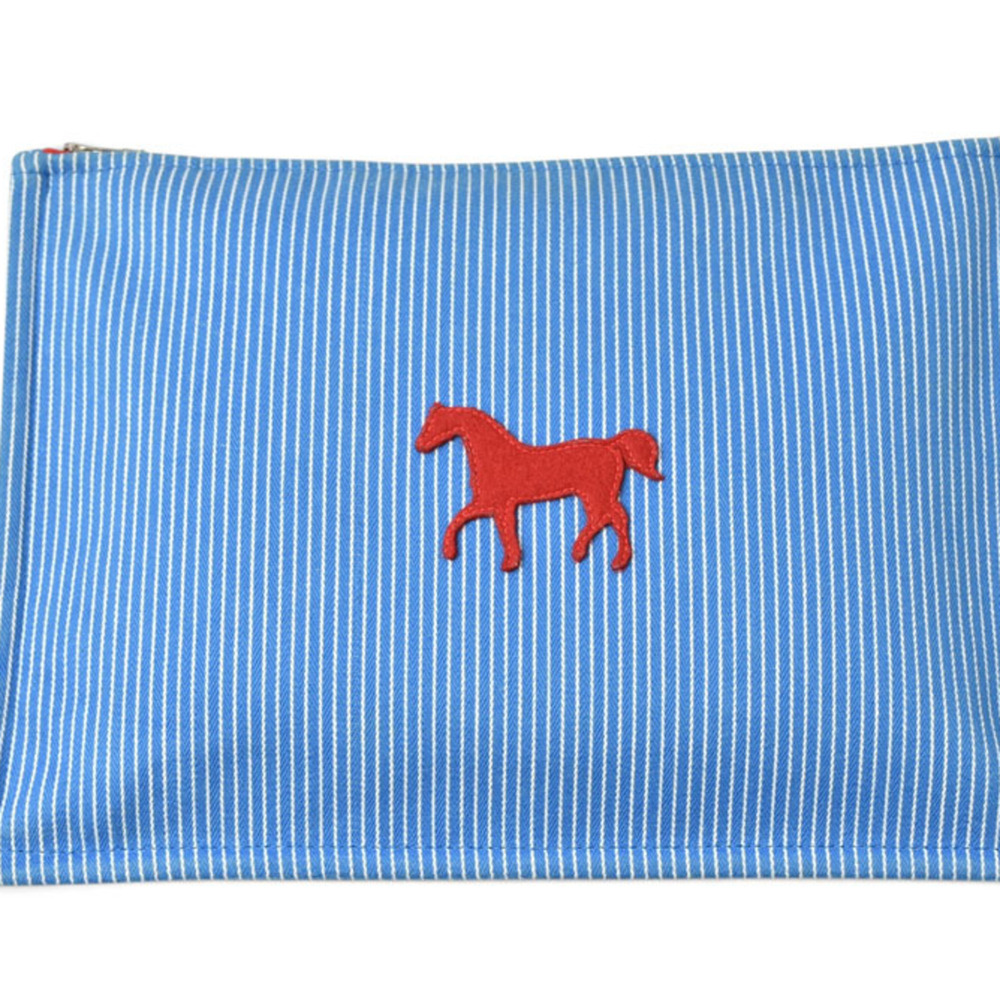 Hermes Pouch HERMES Horse Trouse Flat GM Baby Series Rocking
